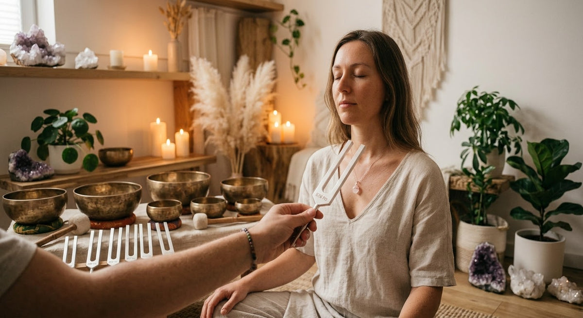 Diapason et pause de dix minutes, intérieur clair