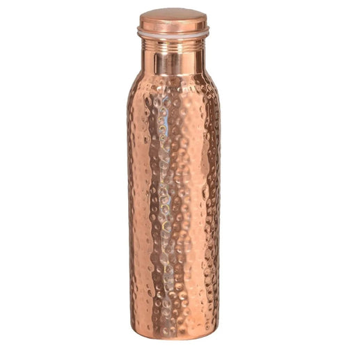 Bouteille en cuivre martelée PRURA 950 ml, vue d'ensemble