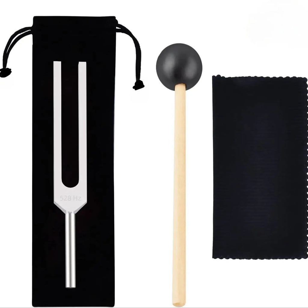 Le kit complet diapason, maillet, chiffon et etui